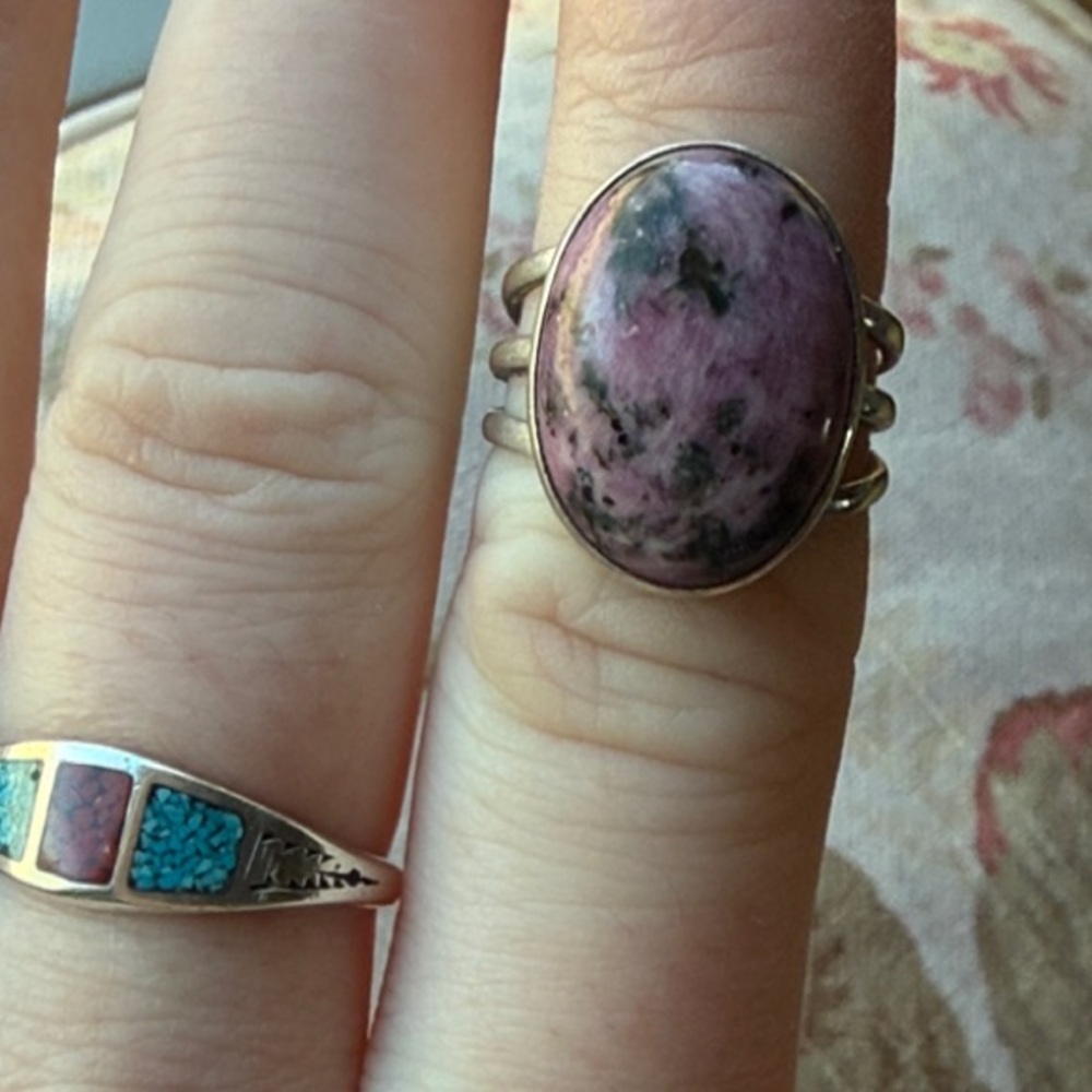 Pink Sterling Ring - Picture 5 of 5